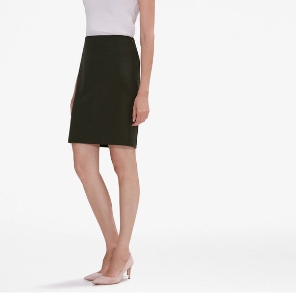 MM LaFleur Noho Skirt Dark Pine Size 10 - Picture 6 of 6